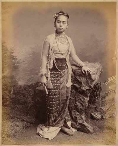 Young Burmese Girl, c.1875 by Philip Adolphe Klier